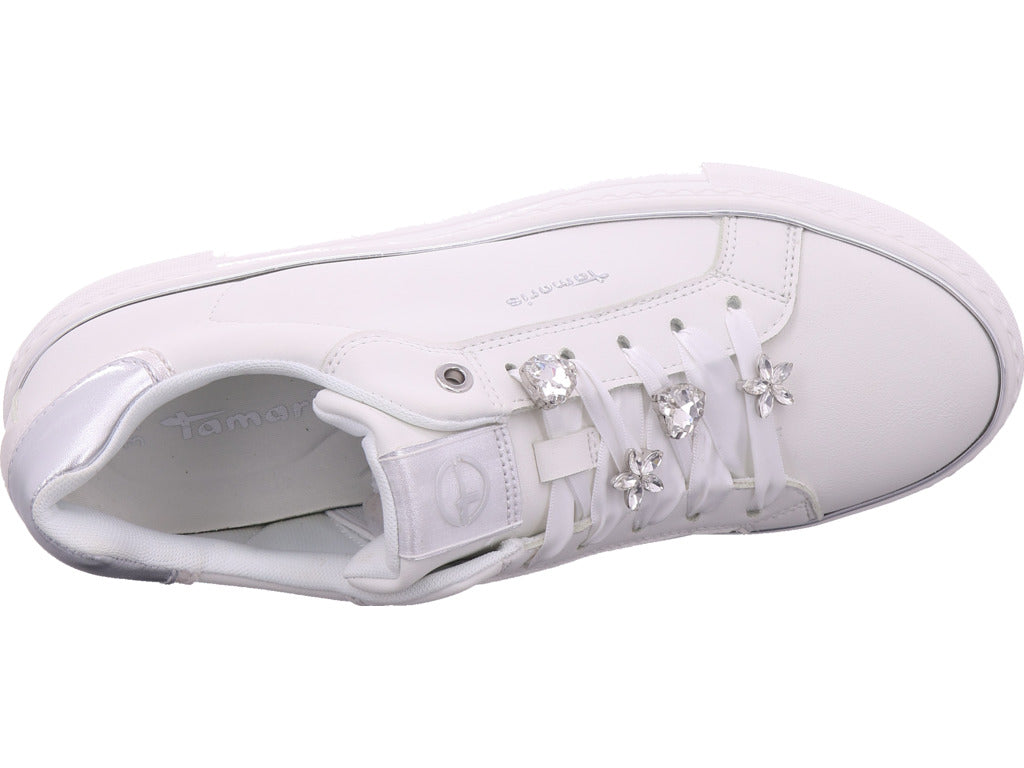 Tamaris Damen Sneaker  in weiß