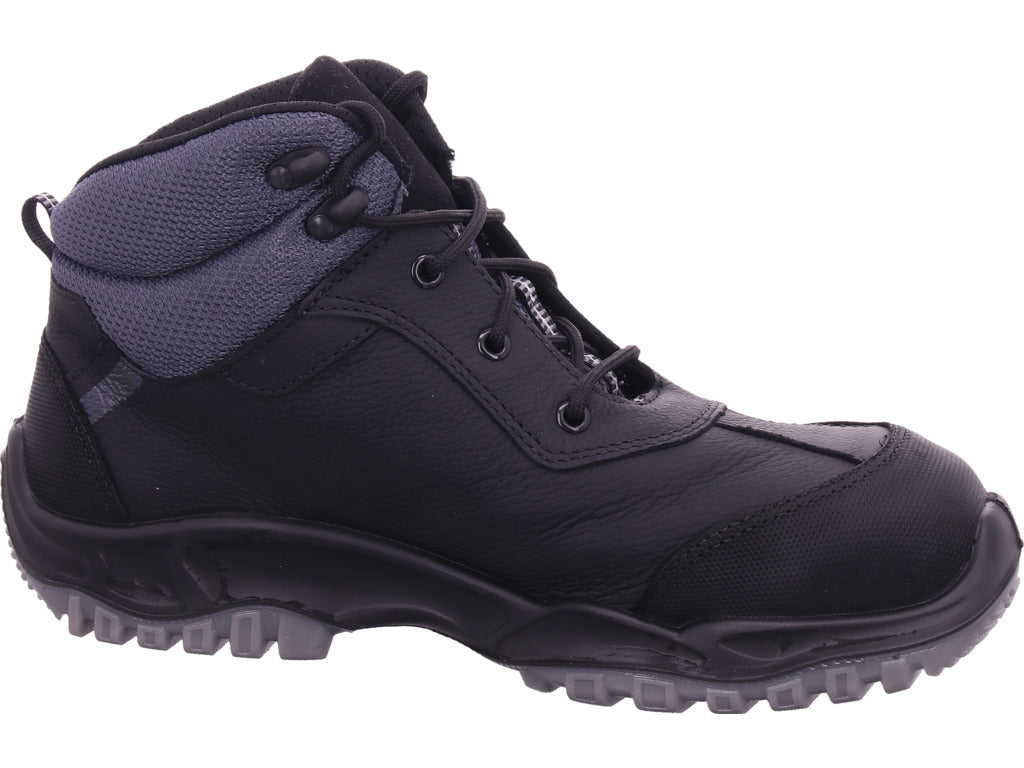 Pánské pracovní boty Gel S3 s leopardím vzorem v černé barvě