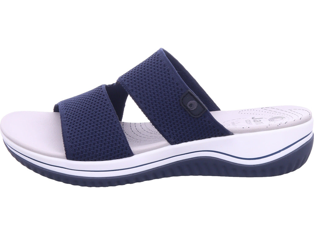 Jana Damen Pantolette M2727043 in blau