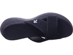 Rieker Damen Pantolette Fsk Damen Sandalen in schwarz