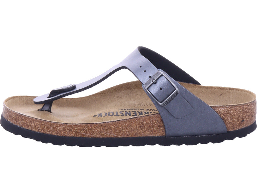 Birkenstock Gizeh Bf Metallic Black v černé barvě