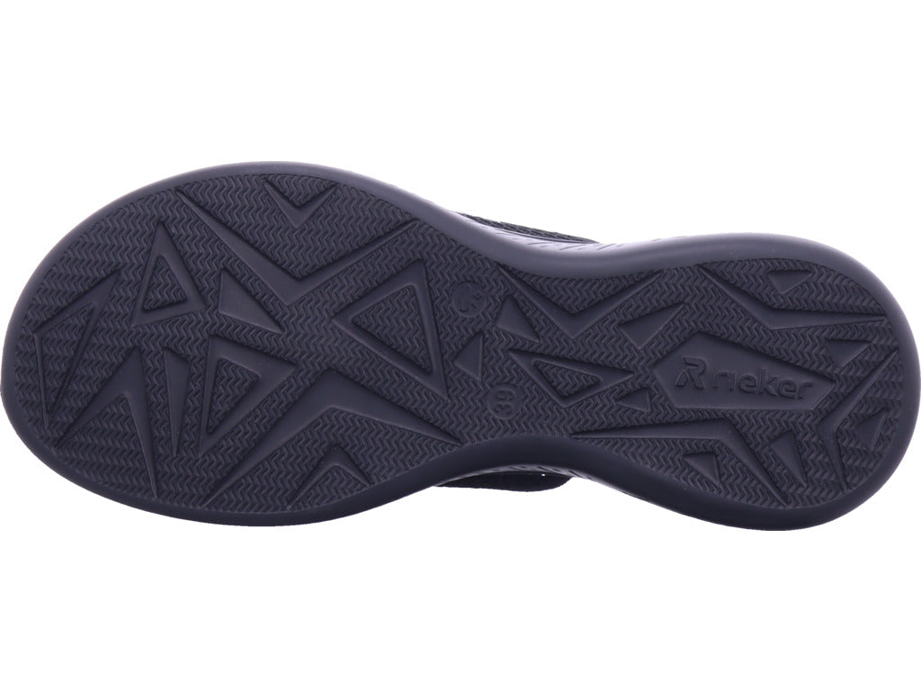 Rieker Damen Pantolette Fsk Damen Sandalen in schwarz