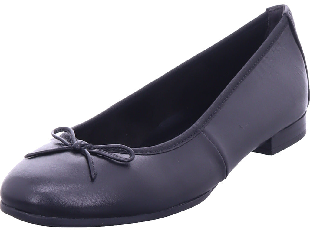 Tamaris Damen Ballerina  in schwarz