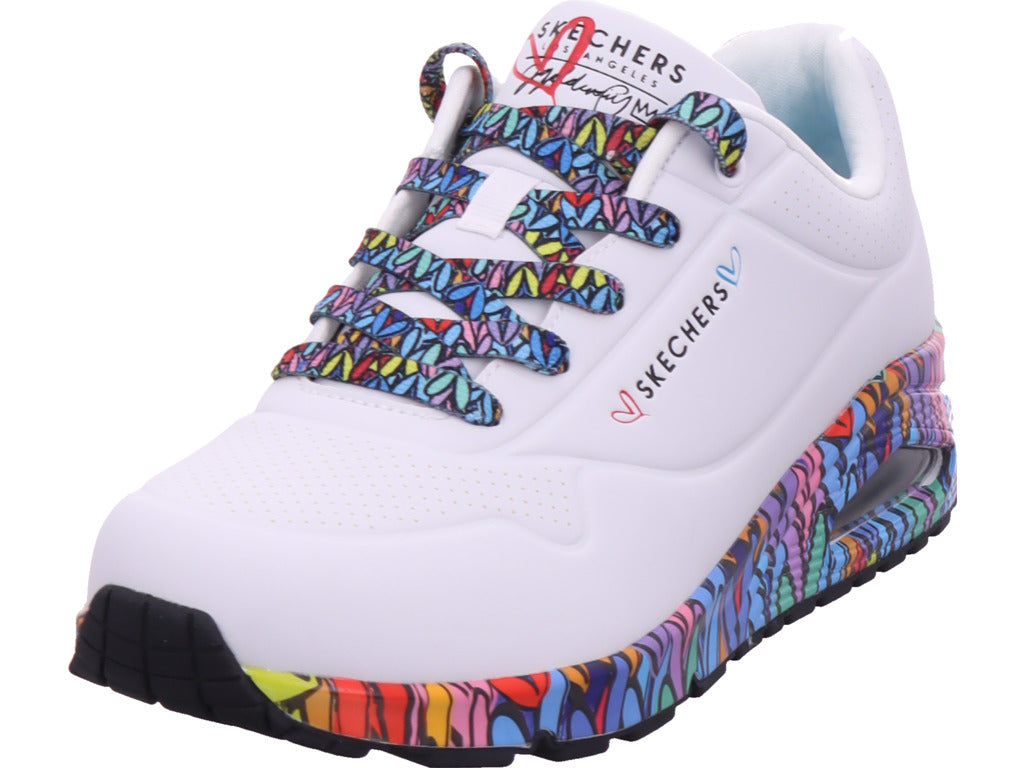 SKECHERS Damen Sneaker Uno Ravaged Love in frei