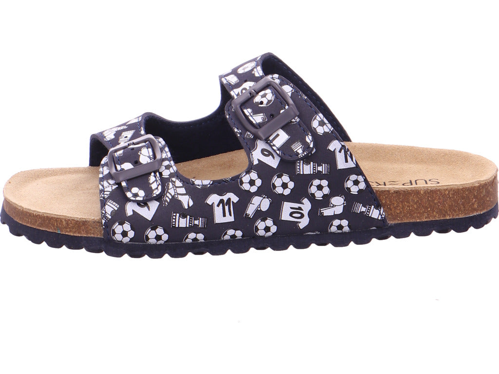 indigo   Tieffussbett Pantoletten in blau