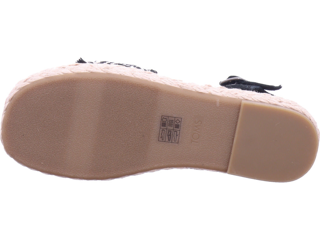 TOMS Damen Sandalette Abby in schwarz