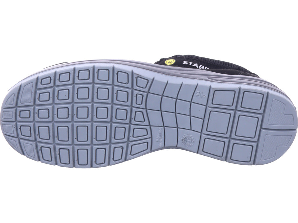 Stabilus Unisex - Erwachsene Sandalette Jorden Black Twist Air Sandale in schwarz