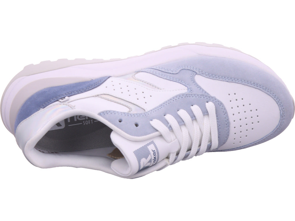 Rieker Damen  Fsk Damen Halbschuhe in weiß