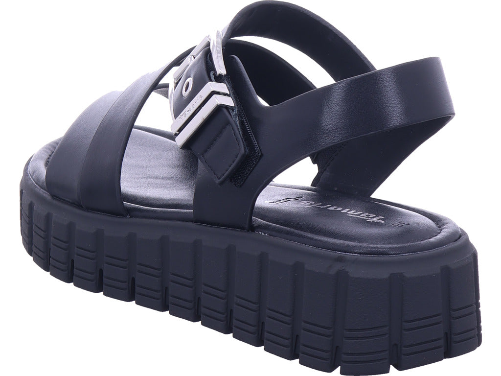 Tamaris Damen Sandalette  in schwarz