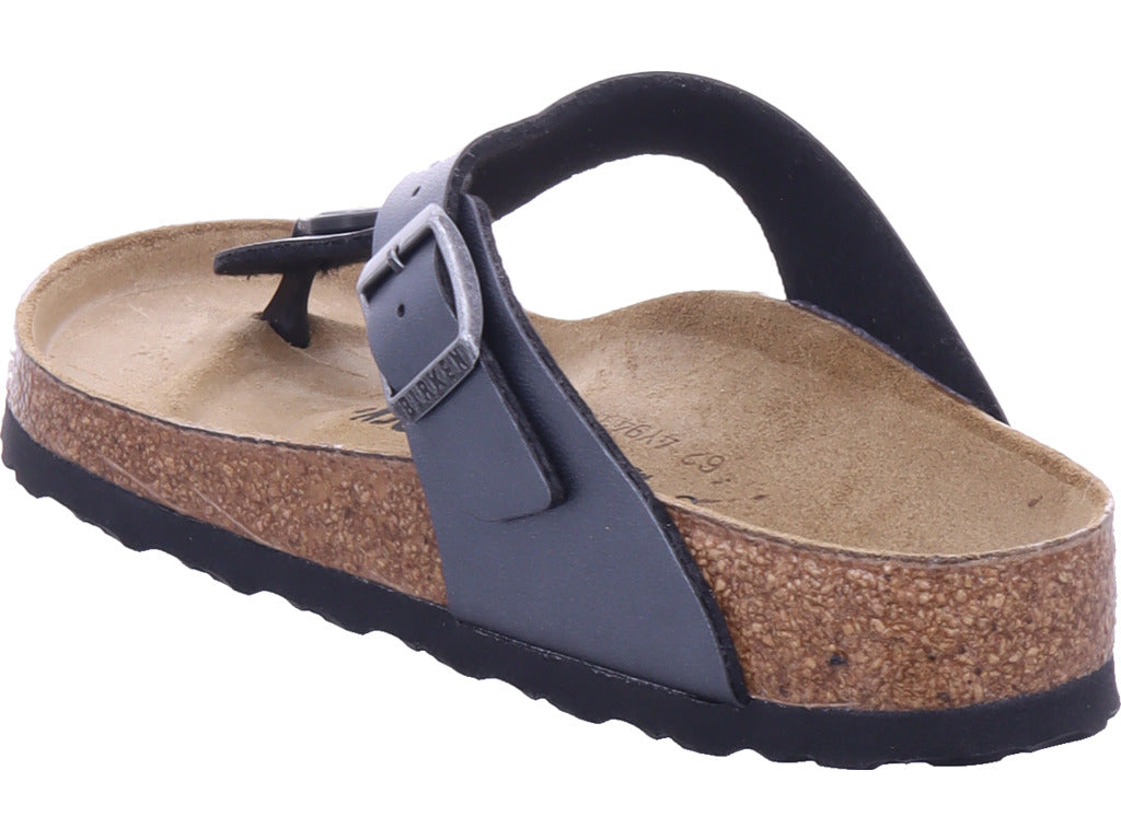 Birkenstock Gizeh Bf Metallic Black v černé barvě