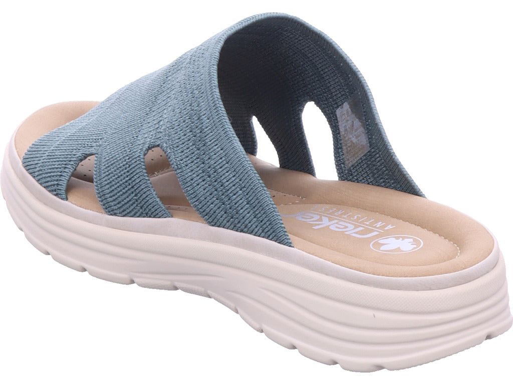 Rieker Damen Pantolette Fsk Damen Sandalen in grün