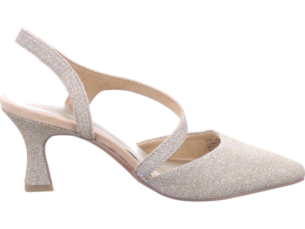 Marco Tozzi Damen Pump  in platin