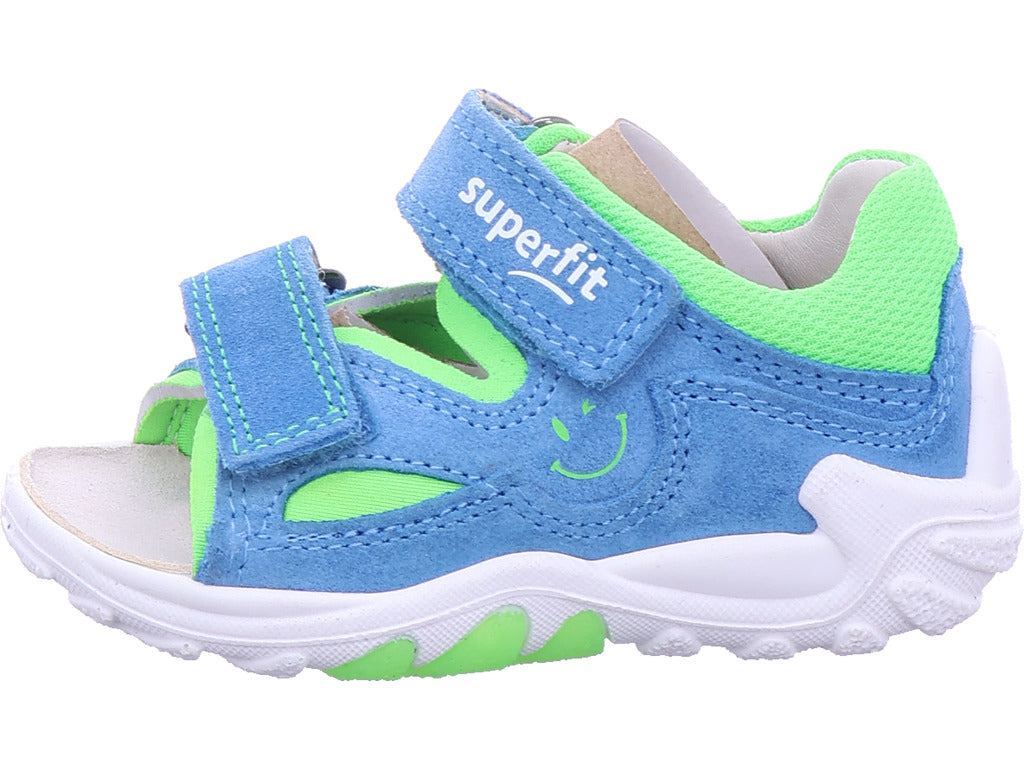 Legero boys' leather sandal \ Flow in blue