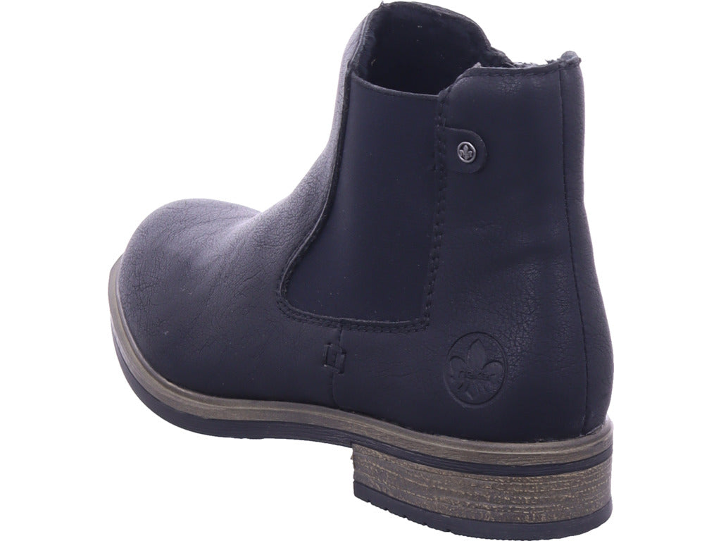 Rieker Damen Stiefelette Hwk Damen Stiefel in schwarz