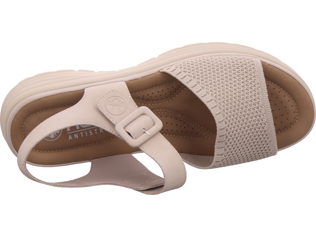 Rieker Damen  Fsk Damen Sandalen in beige