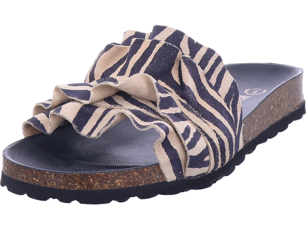 Verbenas Damen Pantolette  in schwarz