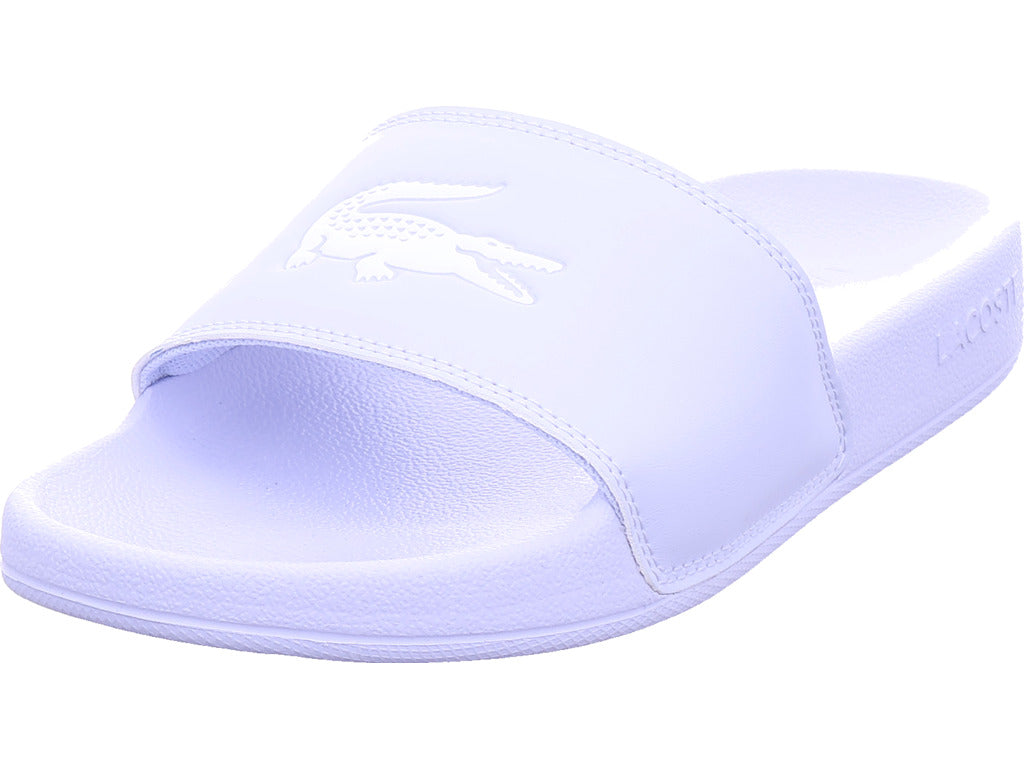 Lacoste Damen Pantolette Serve Slides in blau