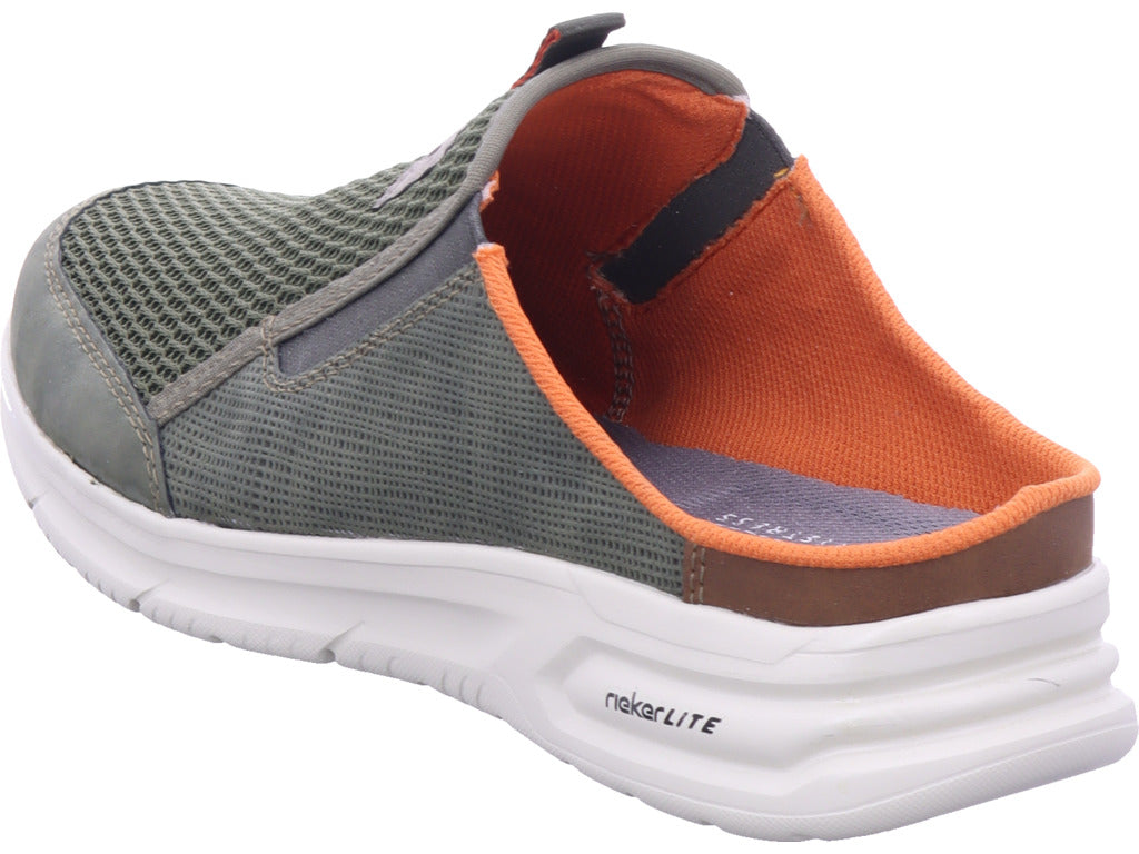 Rieker Herren Clog Fsk Herren Halbschuhe in grün