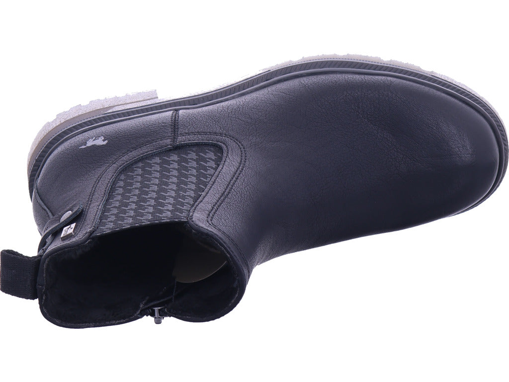 Dámské kotníkové boty Mustang v černé barvě