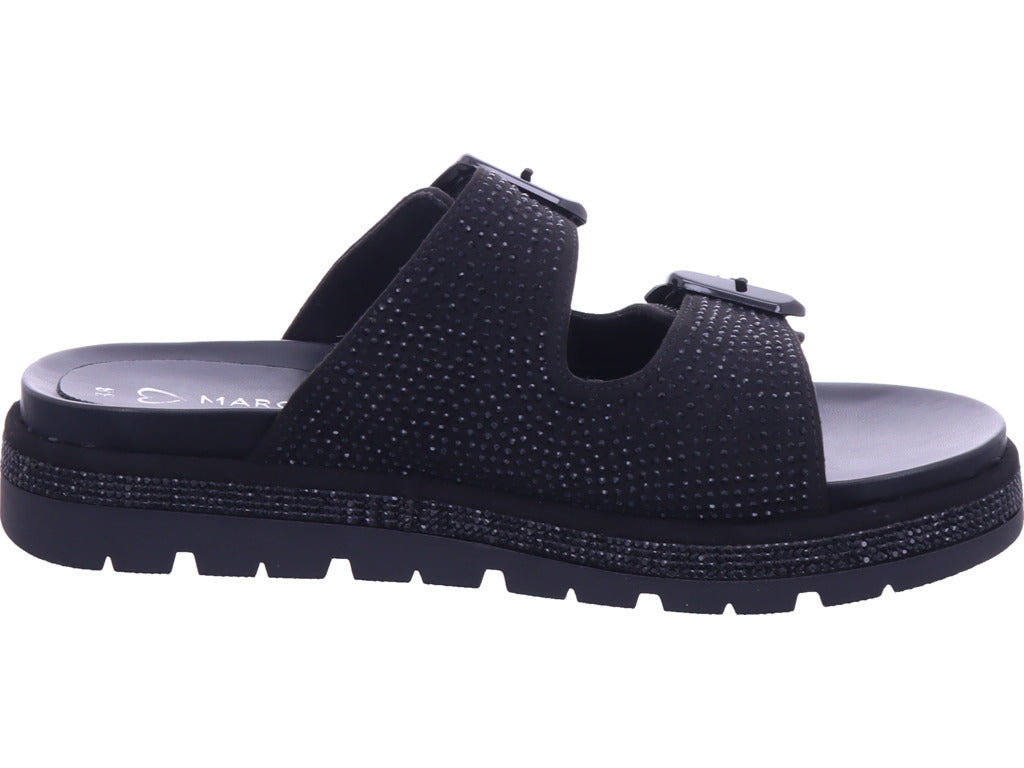 Marco Tozzi Damen Pantolette  in schwarz