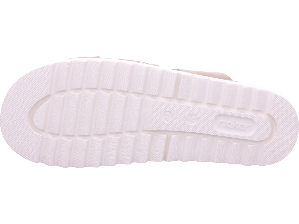 Rieker Damen Pantolette Fsk Damen Sandalen in beige
