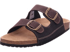 Planet Footwear Herren Pantoffel He.-Tieffussbett Pantoletten in braun