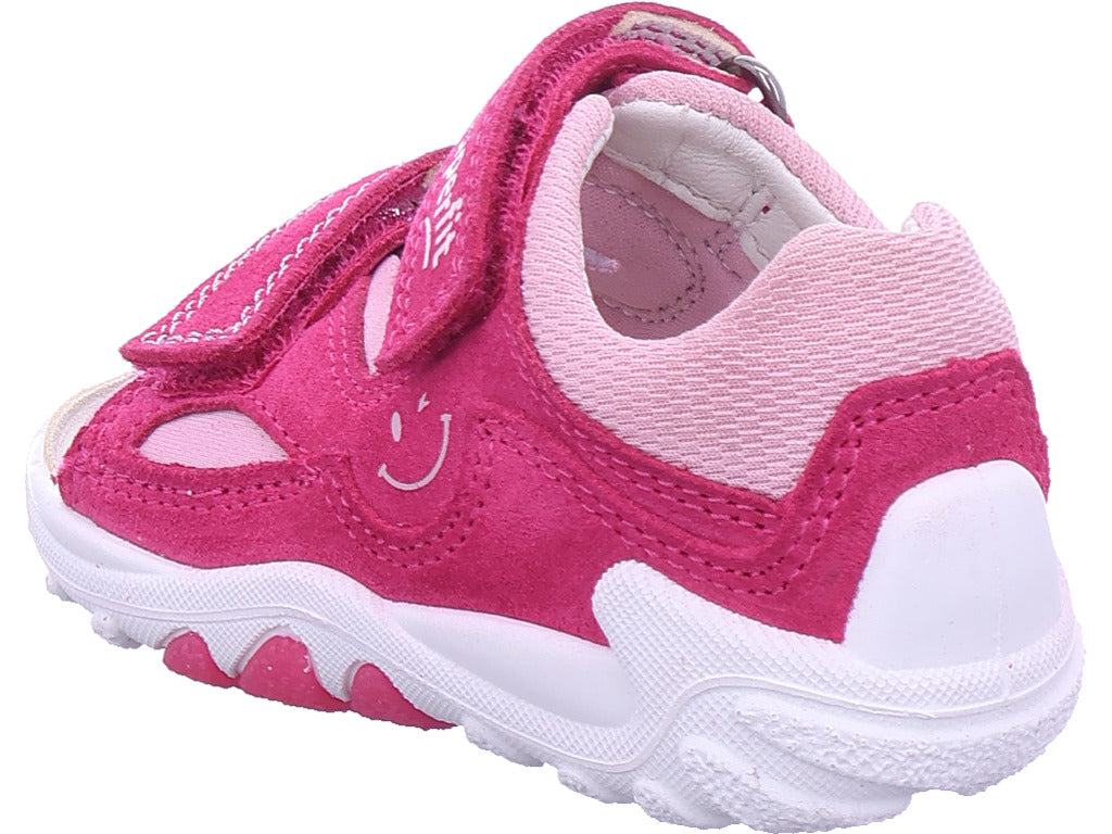 Legero Baby - Dívčí kožené sandály \ Flow v červené barvě