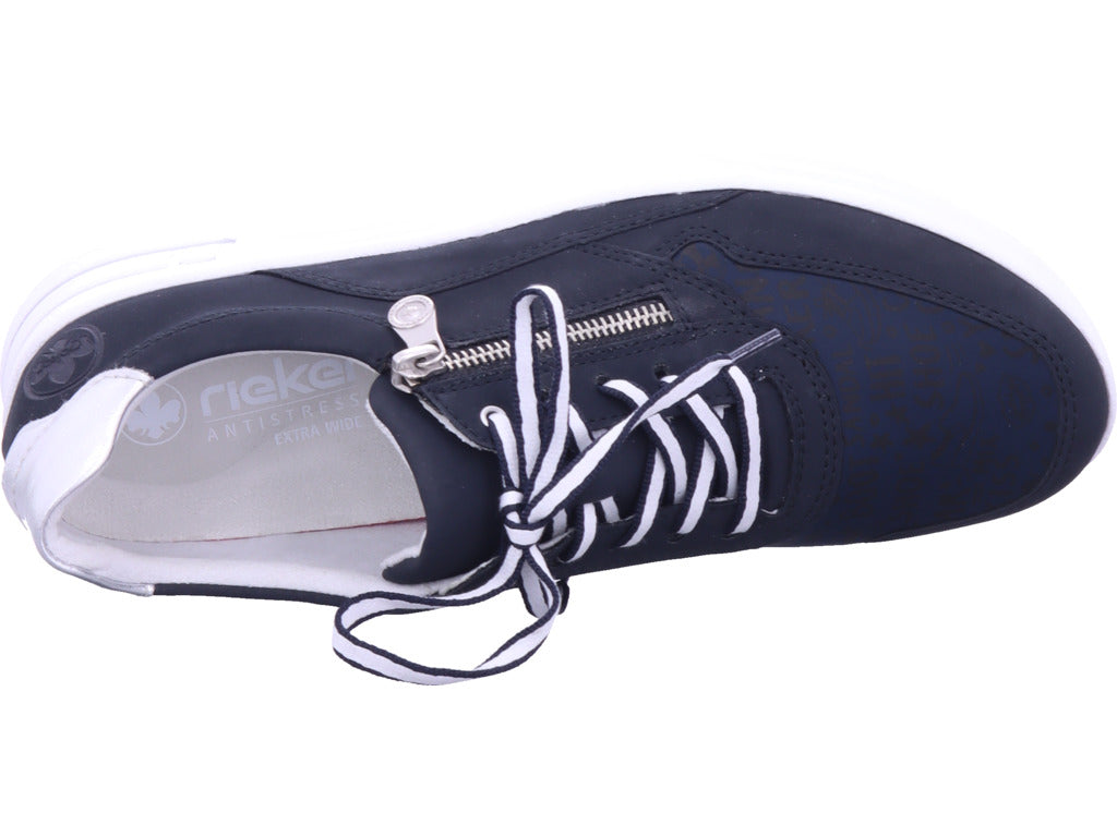 Rieker Damen Sneaker Fsk Damen Halbschuhe in blau