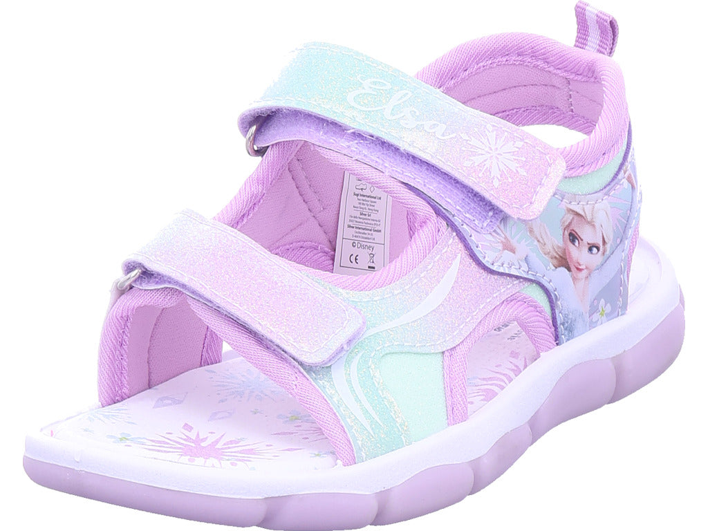 Silver Int Disney Mädchen Sandalette Mesh/ Frozen in lila