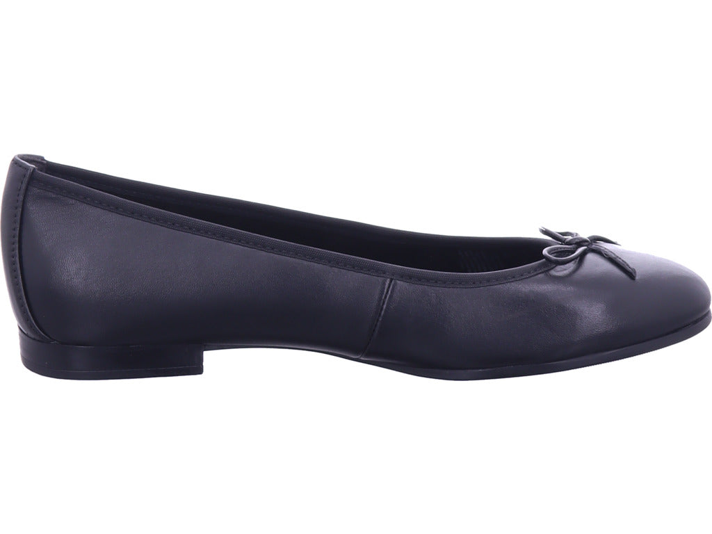 Tamaris Damen Ballerina  in schwarz