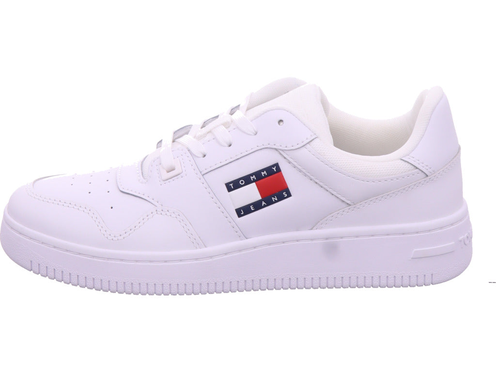 Tommy Hilfiger Damen Sneaker Tjw Retro Basket in weiß