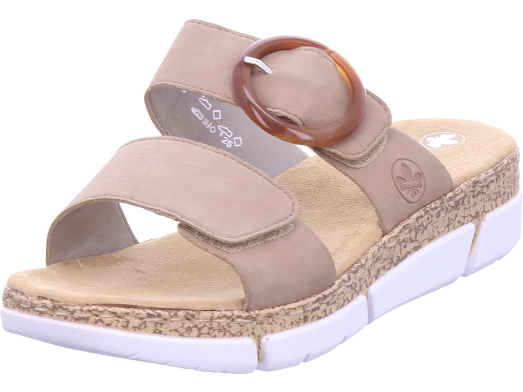 Rieker Damen  Fsk Damen Sandalen in beige