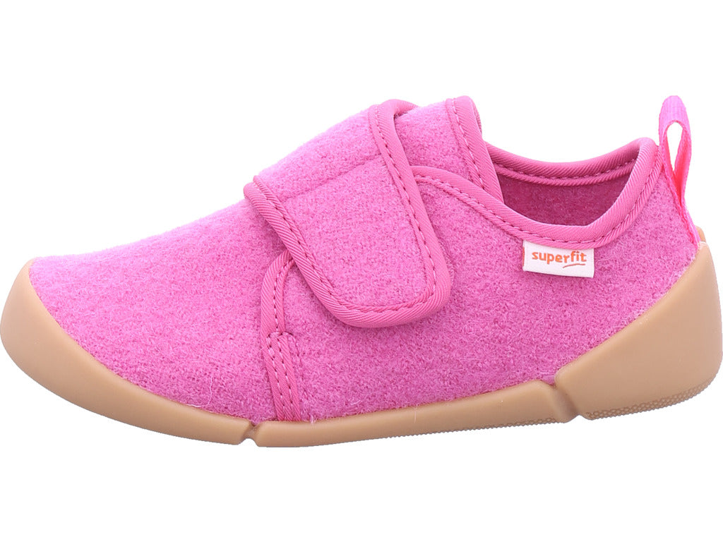 Legero girls' textile slippers \ Venti in red