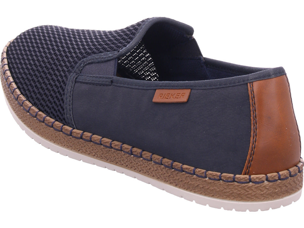 Rieker Herren Slipper  in blau