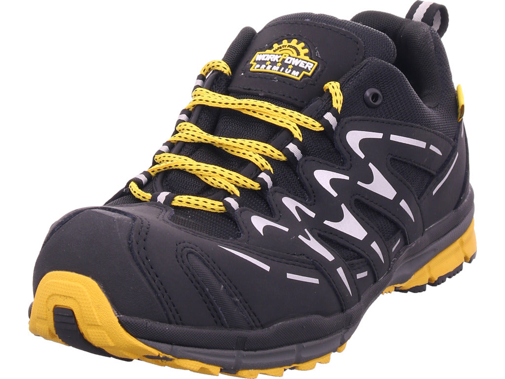 Pánská pracovní obuv WorkPower S1P Dayton ESD v černé barvě