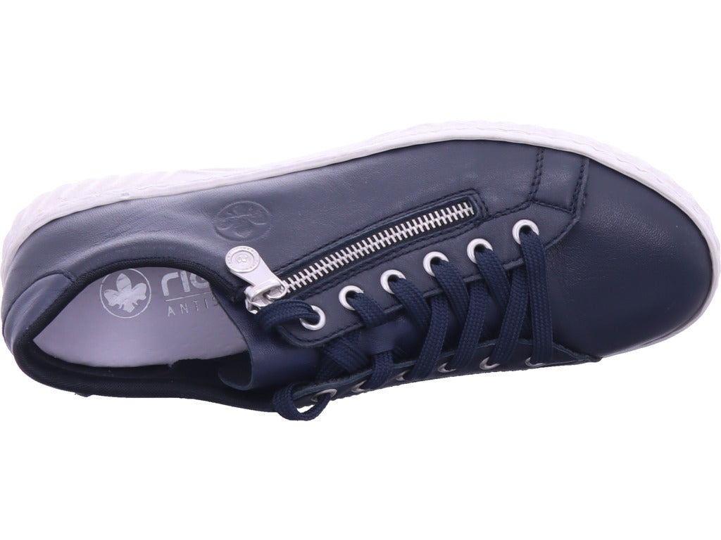 Rieker Damen Sneaker Fsk Damen Halbschuhe in blau