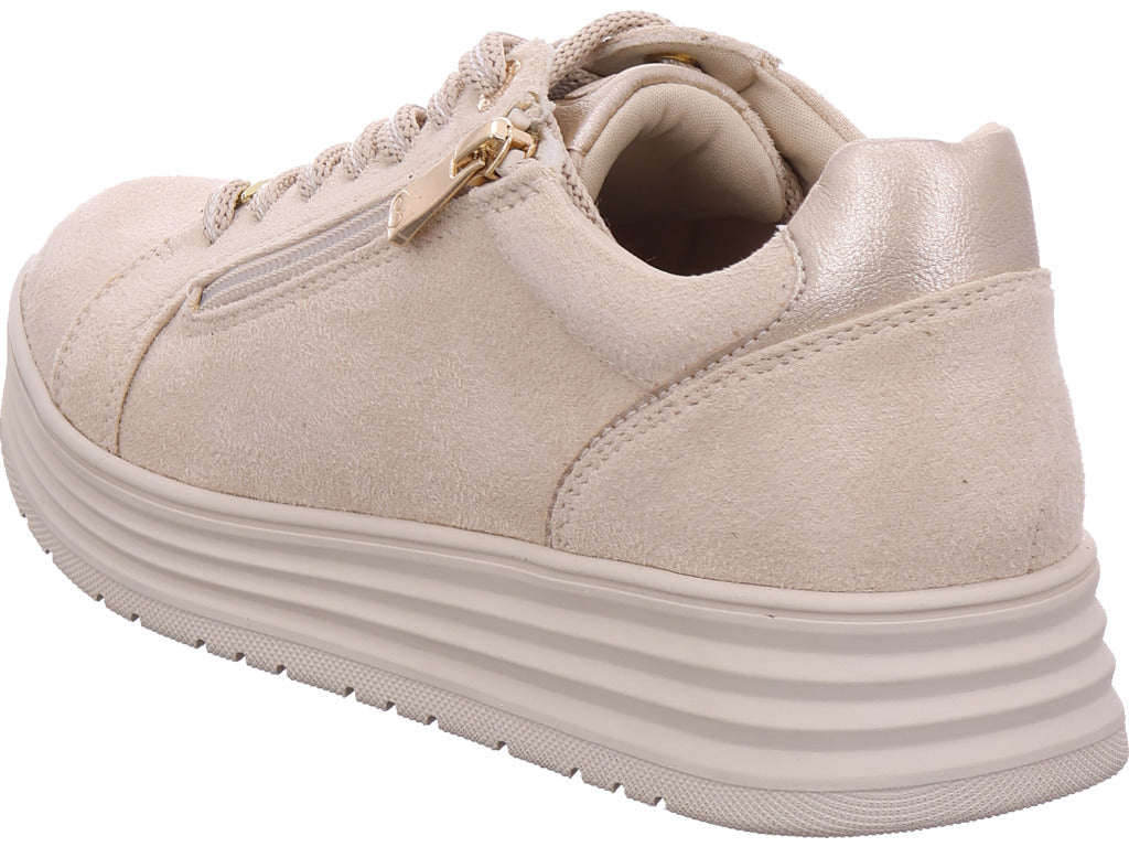 Marco Tozzi women's sneakers in beige