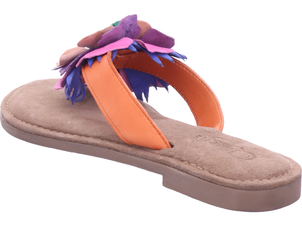 Queens Damen Pantolette  in orange