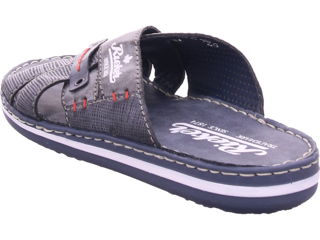 Rieker Herren Pantolette  in blau