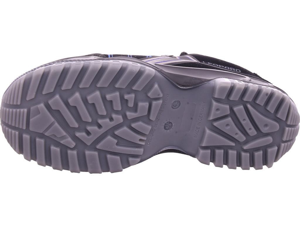 Leopard Men's Work Shoe Safety Shoe Gel S3 in black