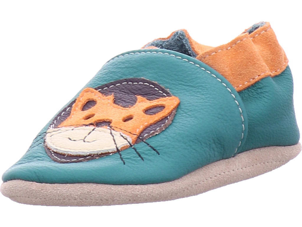 Beck Gymnas Jungen Hausschuh  in grün