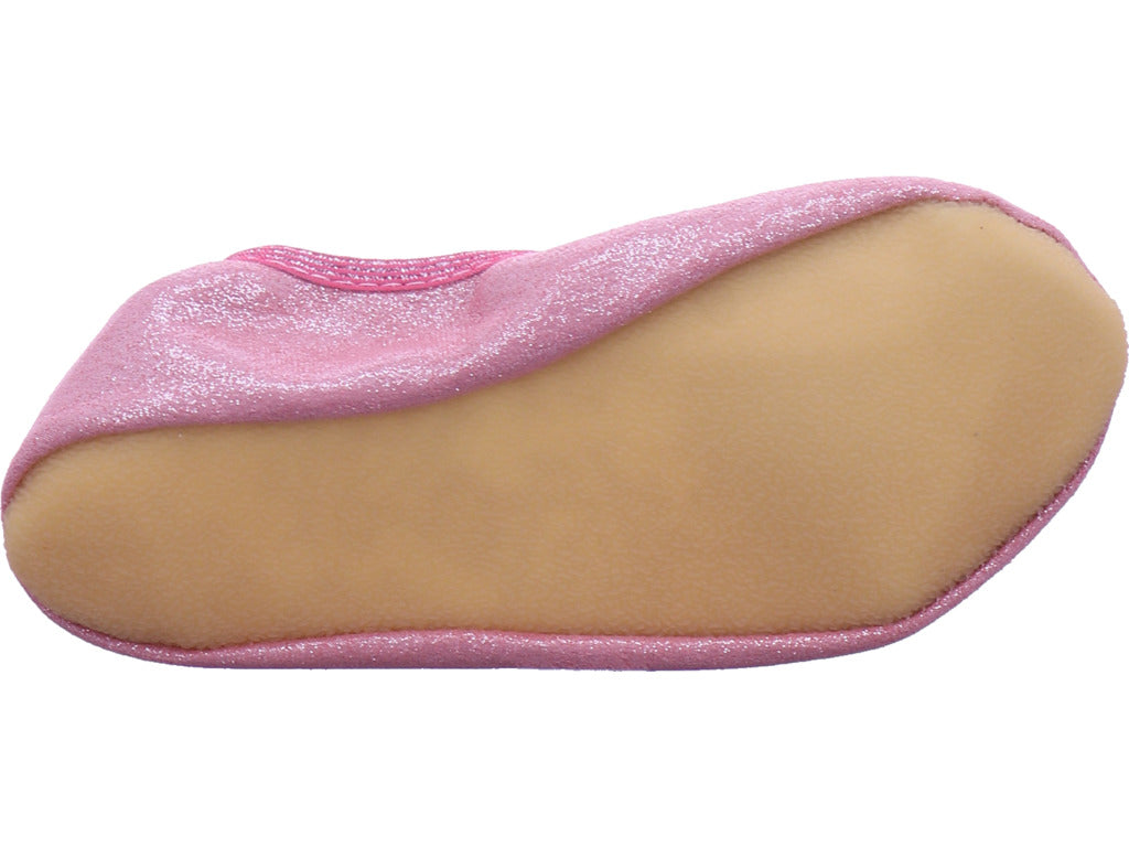 Beck Gymnas Mädchen Turnschuh Schläppchen in rot