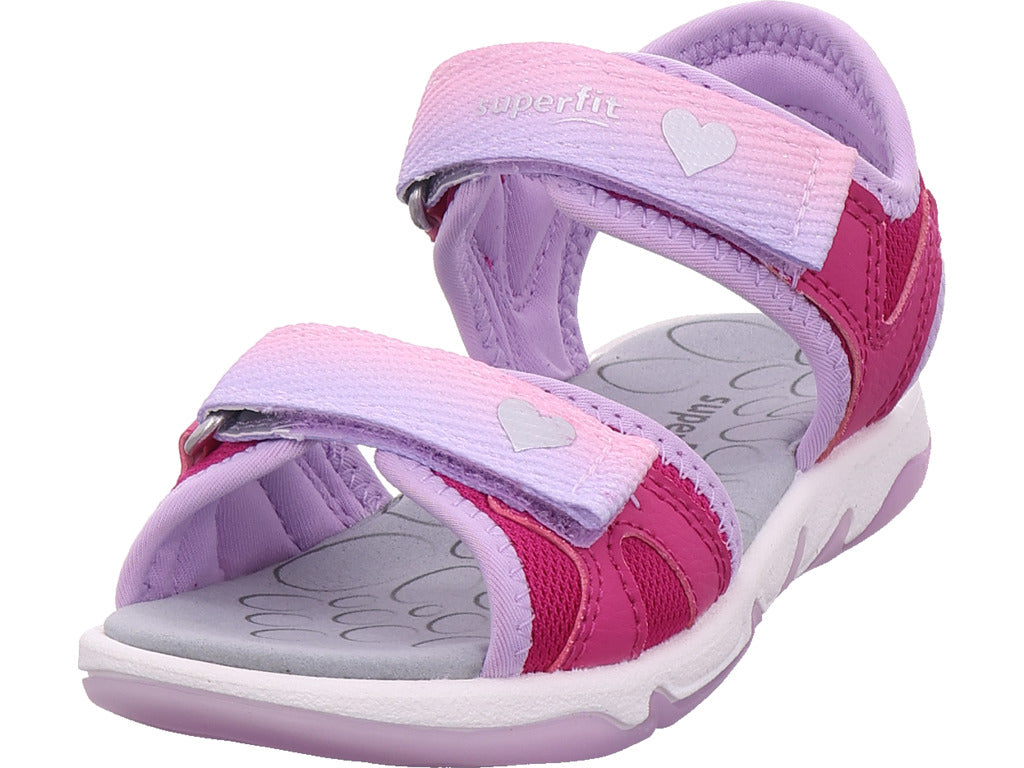 Superfit Mädchen Sandalette Pebbles in rot