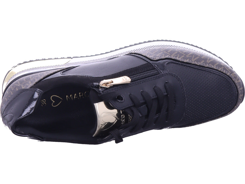 Marco Tozzi Damen  Woms Lace-Up in schwarz