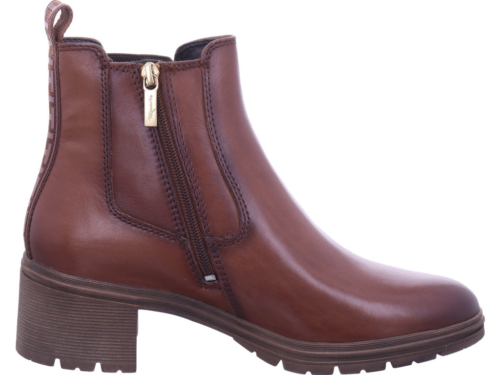 Dámské kalhotové kozačky Tamaris v hnědé barvě