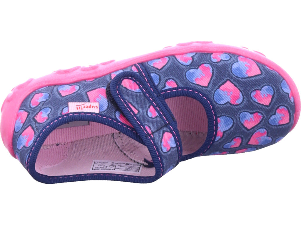 Dívčí pantofle Legero, textilní pantofle, Bonny v modré barvě