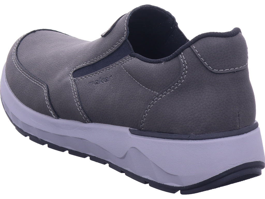 Pánské pantofle Rieker Hwk pánské nízké boty v šedé barvě