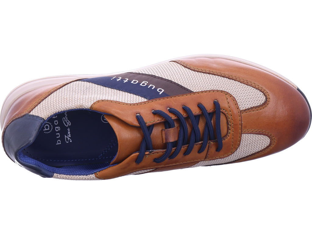 Pánské tenisky Bugatti v hnědé barvě