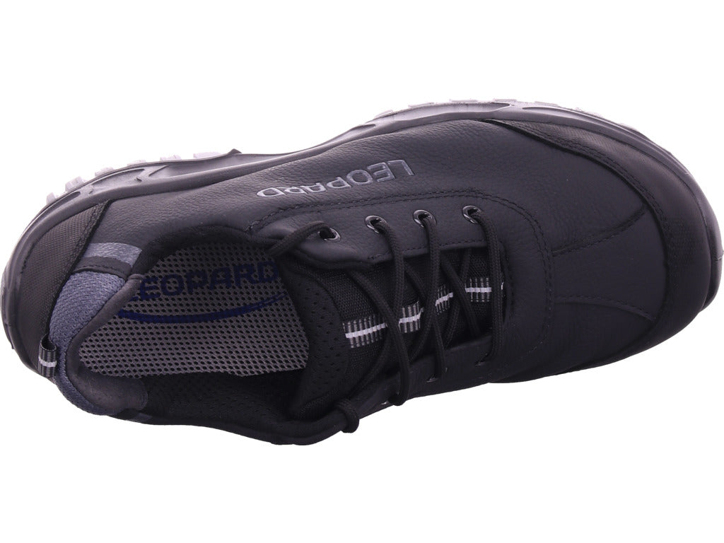 Leopard Men's Work Shoe Safety Shoe Gel S3 in black