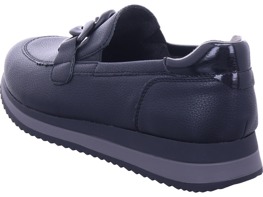 Jana Damen Slipper  in schwarz